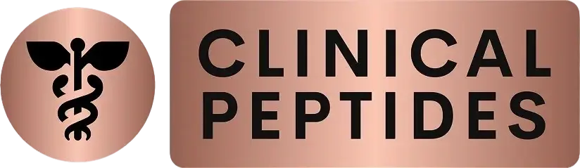 Clinical Peptides product showcase featuring clinical-grade peptides with 99%+ purity guarantee